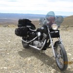 viajando en harley por la Patagonia Argentina