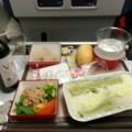 Viaje a MOntevideo Menú en el avión
