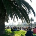 Parque Rodó en domingo