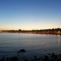 Atardecer en la Rambla de Montevideo